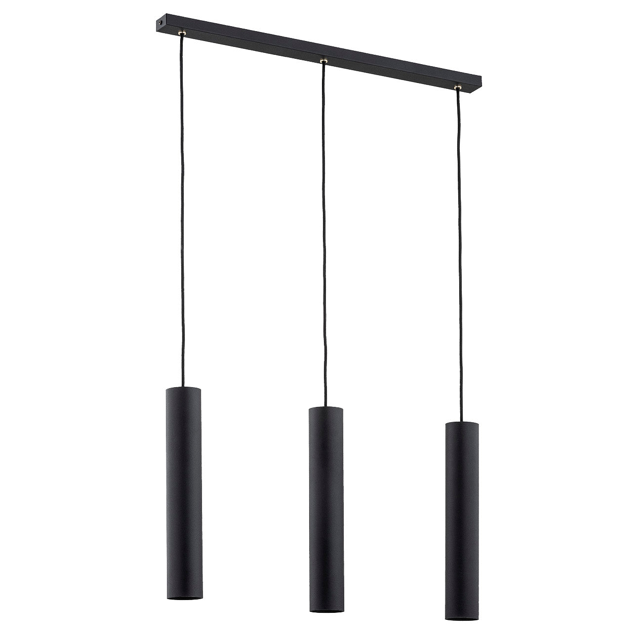 Gomera Plus hanglamp Zwart 3-lichts