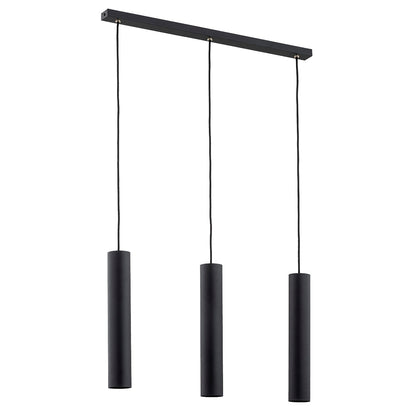 Gomera Plus hanglamp Zwart 3-lichts