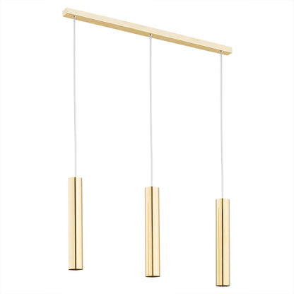 Gomera hanglamp Messing 3-lichts