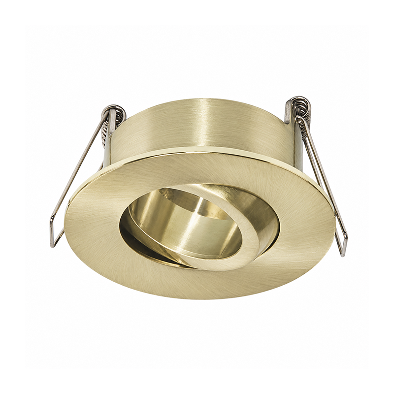 Lumexa GU10 Inbouwspot Hessle Geborsteld goud detail