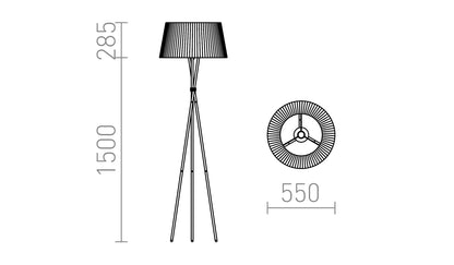 Golden Ribbon – Standing Lamp