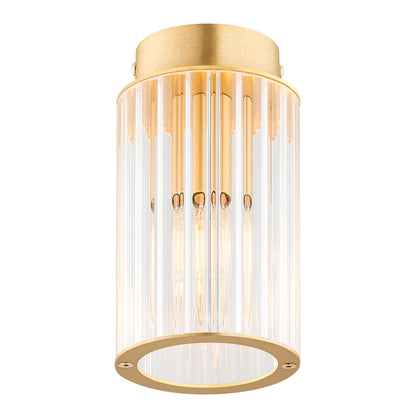 Hampton plafondlamp Geborsteld messing