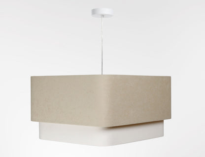 Kwadro Duo Velours hanglamp