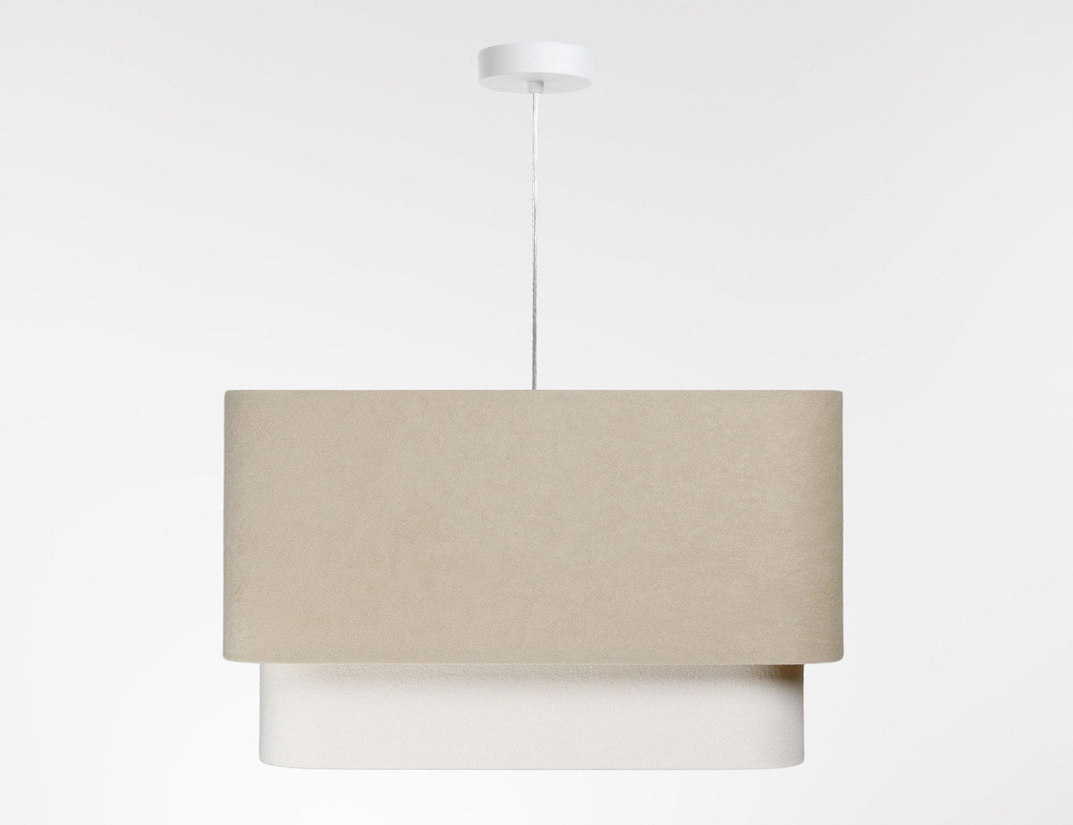 Kwadro Duo Velours hanglamp