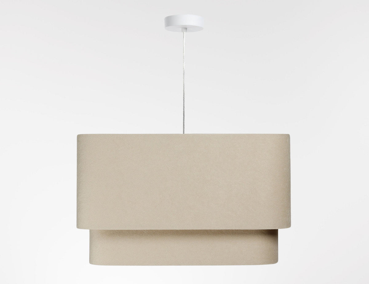Kwadro Duo Velours hanglamp