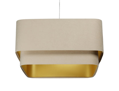 Kwadro Duo Velours hanglamp