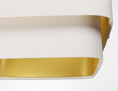 Kwadro Duo Velours hanglamp