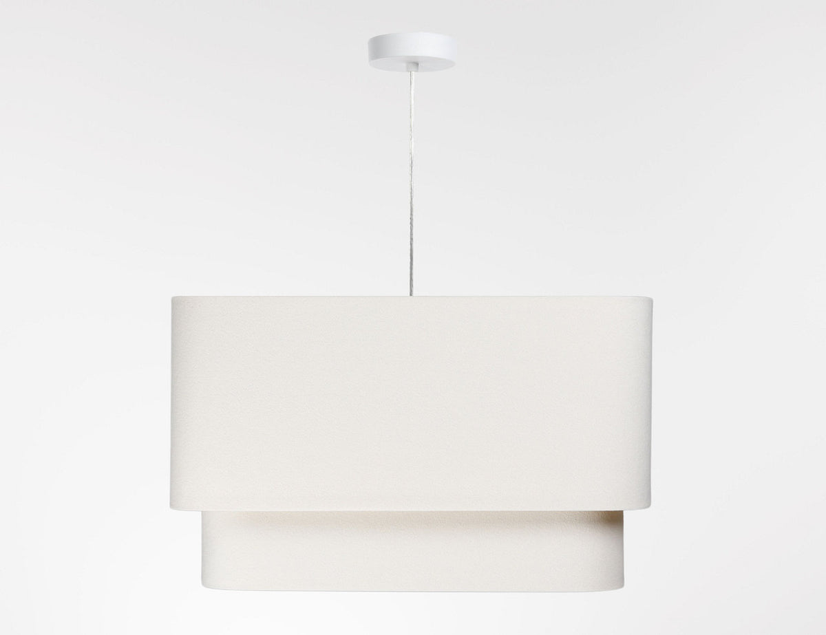 Kwadro Duo Velours hanglamp