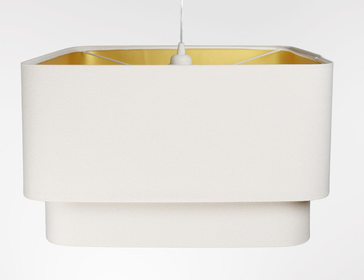 Kwadro Duo Velours hanglamp