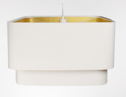 Kwadro Duo Velours hanglamp