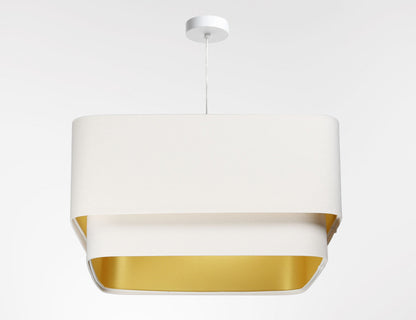 Kwadro Duo Velours hanglamp