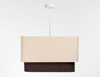 Kwadro Duo Velours hanglamp
