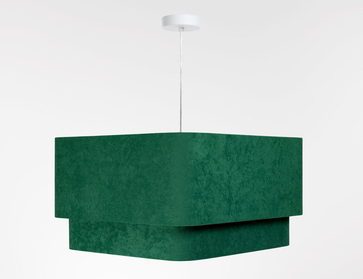 Kwadro Duo Velours hanglamp