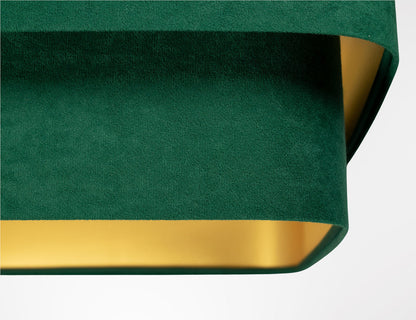 Kwadro Duo Velours hanglamp