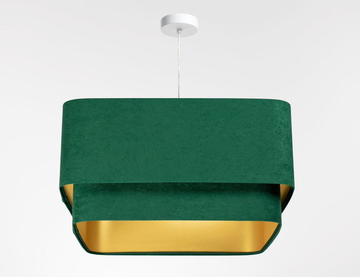 Kwadro Duo Velours hanglamp