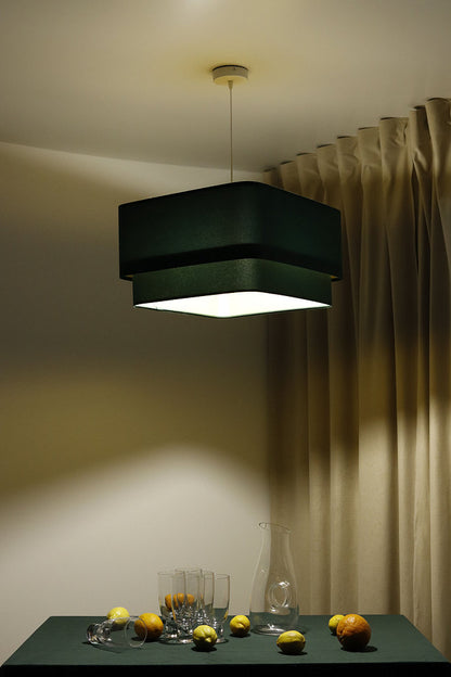 Kwadro Duo Velours hanglamp