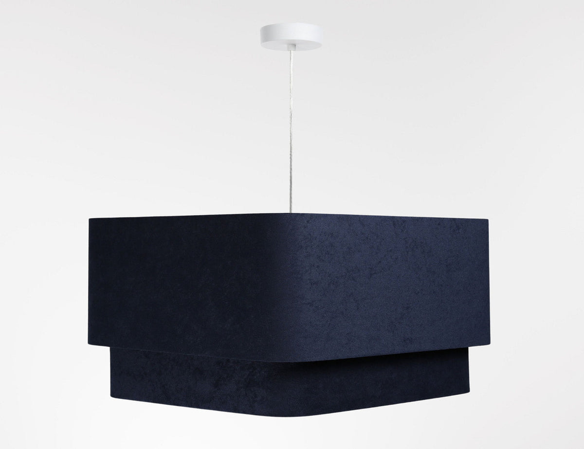 Kwadro Duo Velours hanglamp