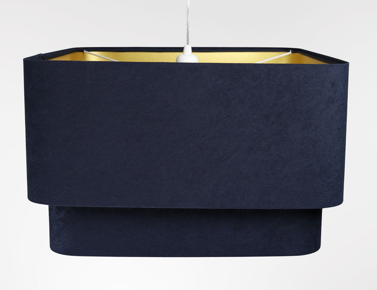 Kwadro Duo Velours hanglamp