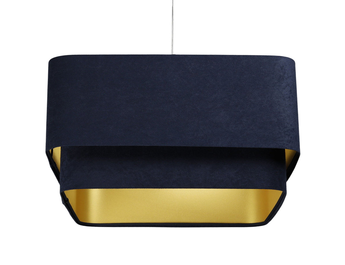 Kwadro Duo Velours hanglamp