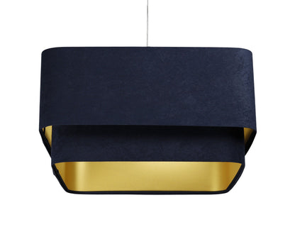 Kwadro Duo Velours hanglamp