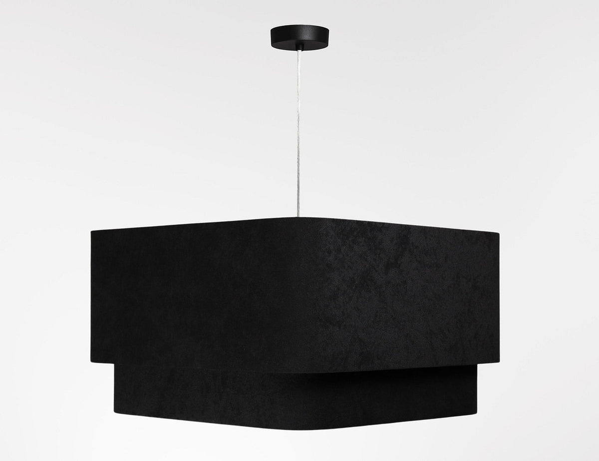 Kwadro Duo Velours hanglamp