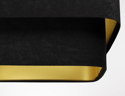 Kwadro Duo Velours hanglamp