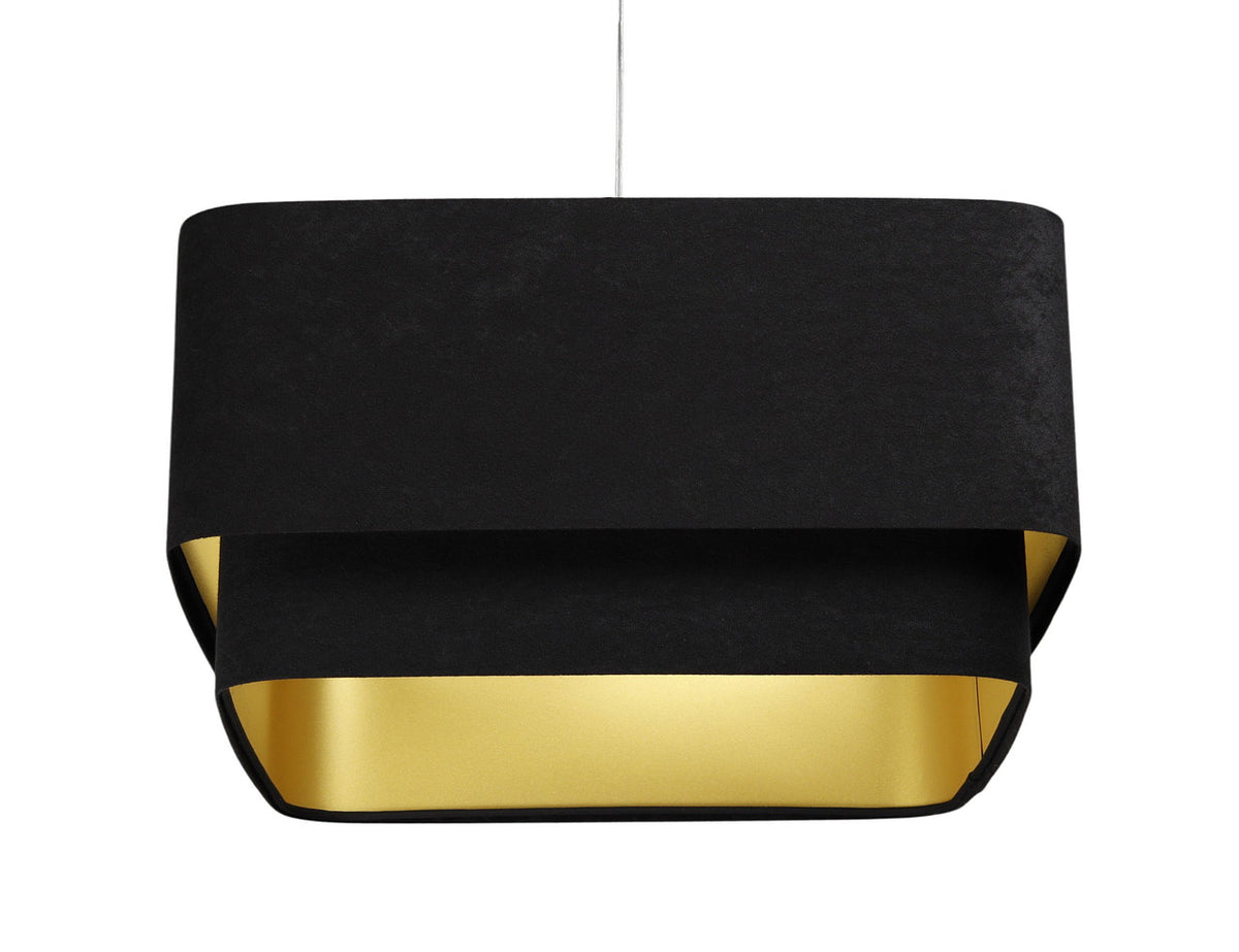 Kwadro Duo Velours hanglamp