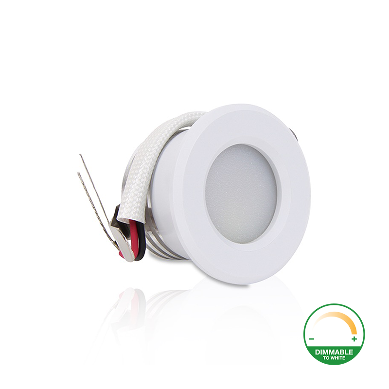 NISARO mini inbouwspot wit Dim-to-warm