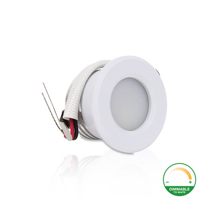 NISARO mini inbouwspot wit Dim-to-warm