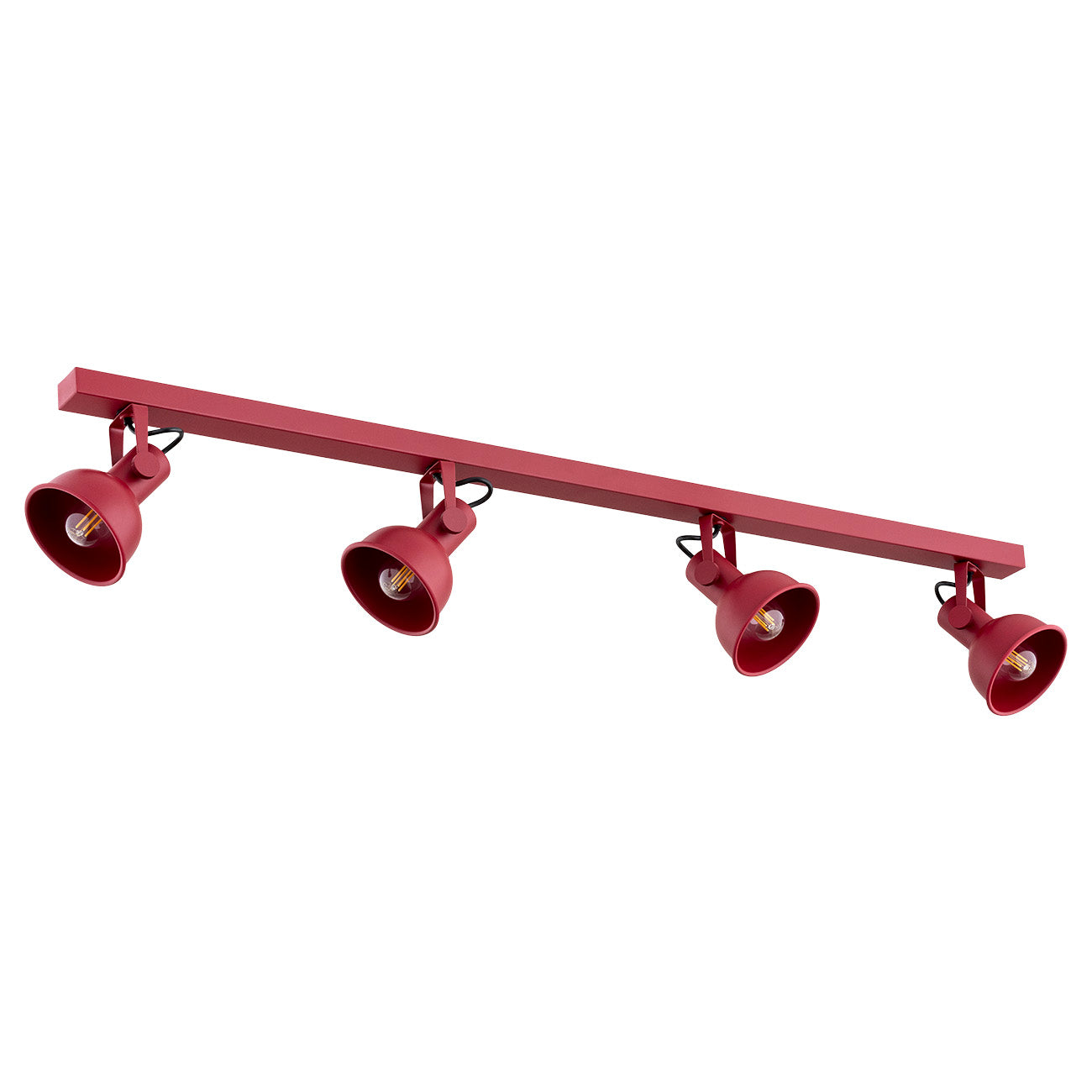 Lenora plafondlamp Rood