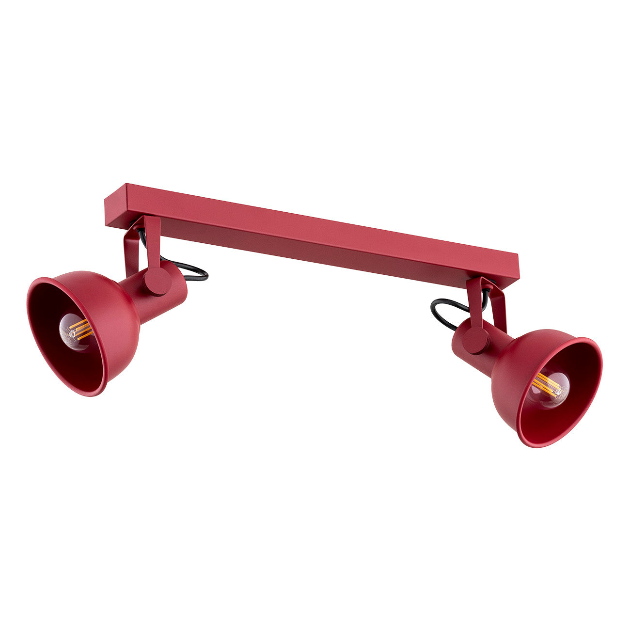 Lenora plafondlamp Rood