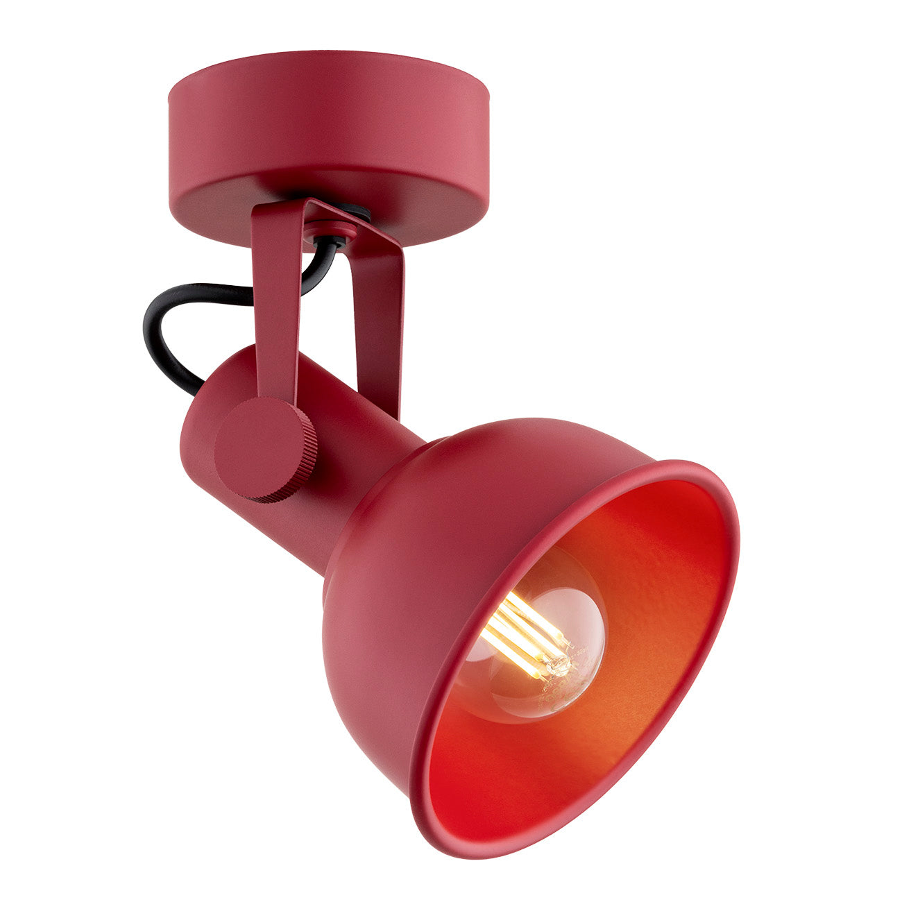 Lenora wandlamp Rood