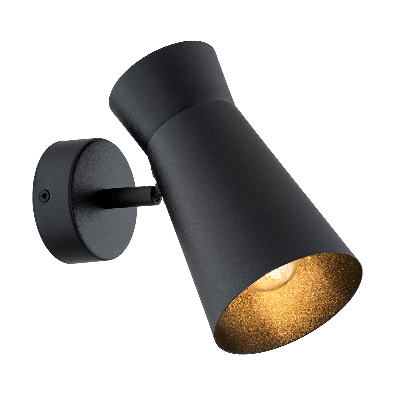 Lord wandlamp Zwart Compact