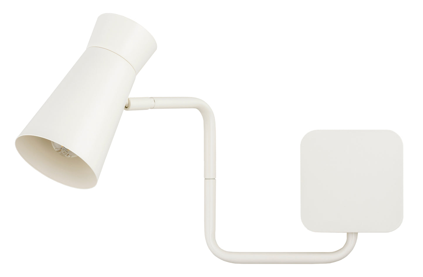 Lord wandlamp Crèmewit Met arm