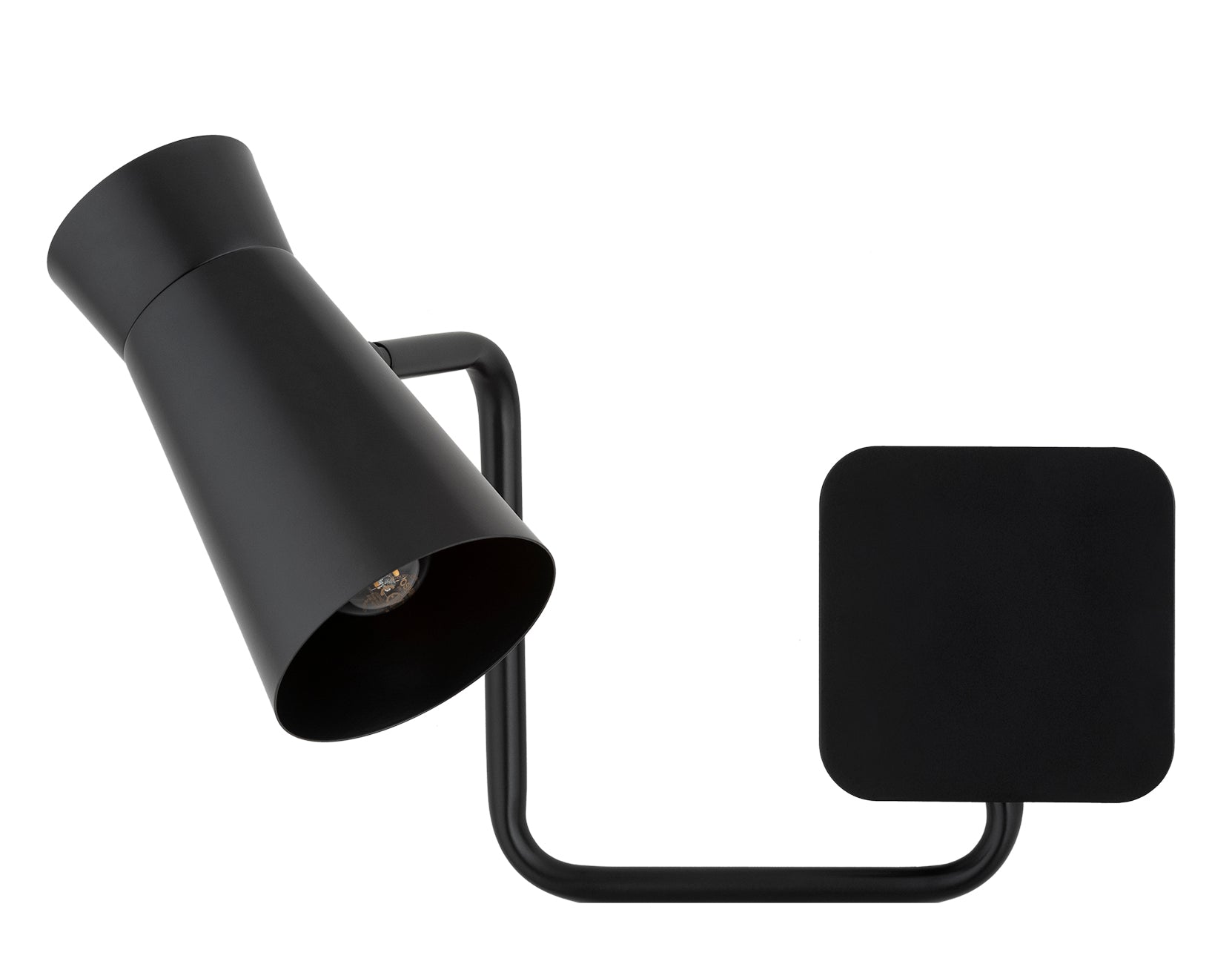 Lord wandlamp Zwart Met arm