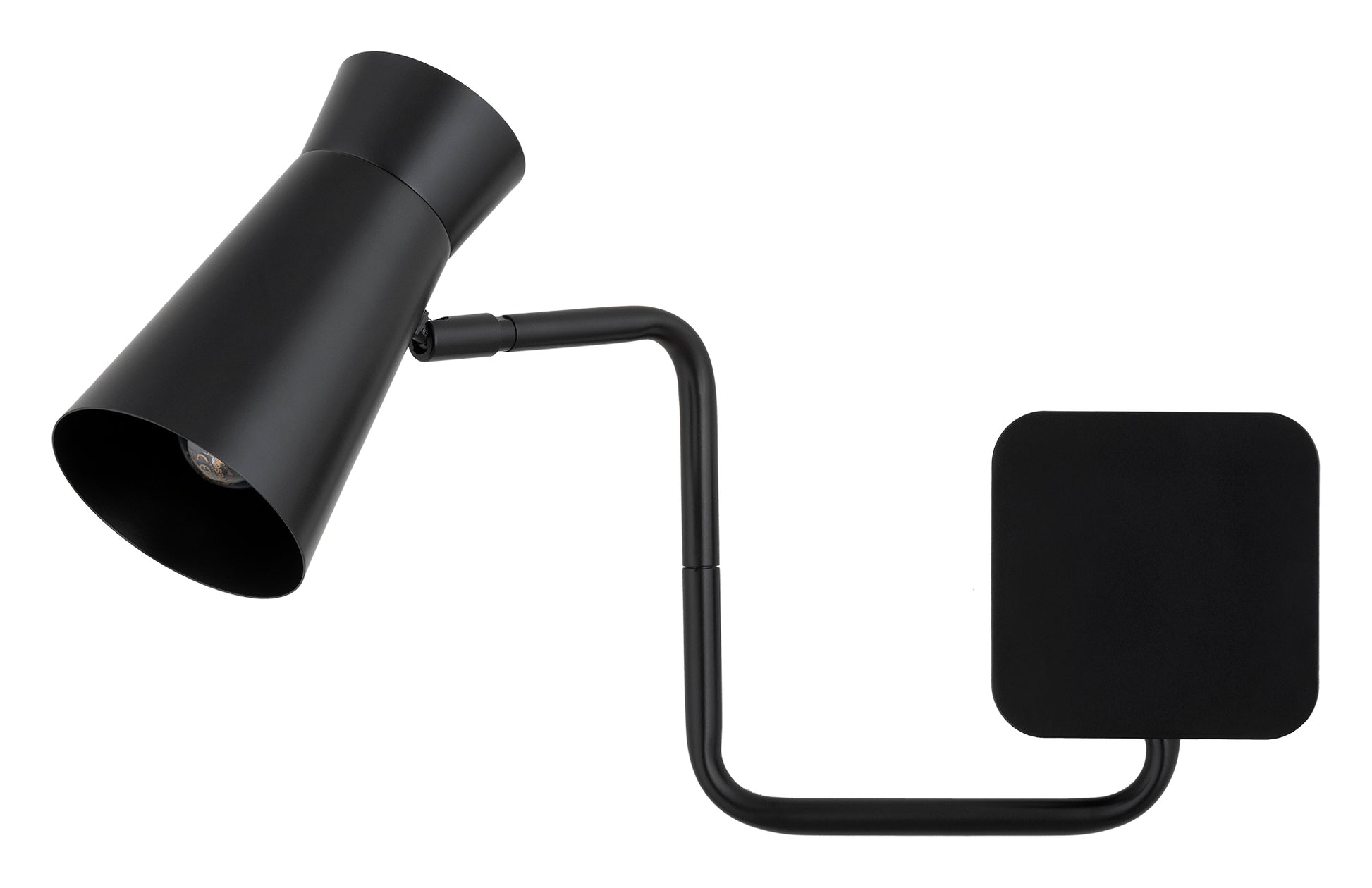 Lord wandlamp Zwart Met arm