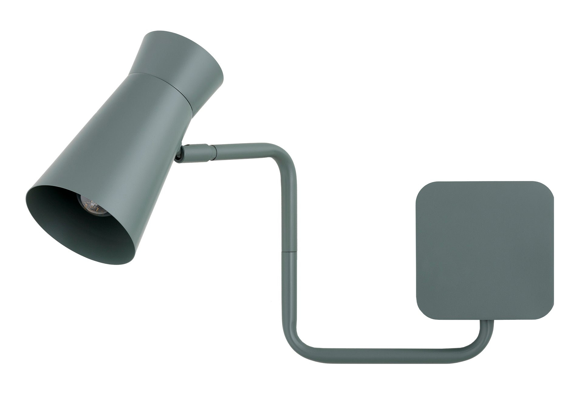 Lord wandlamp Donker saliegroen Met arm