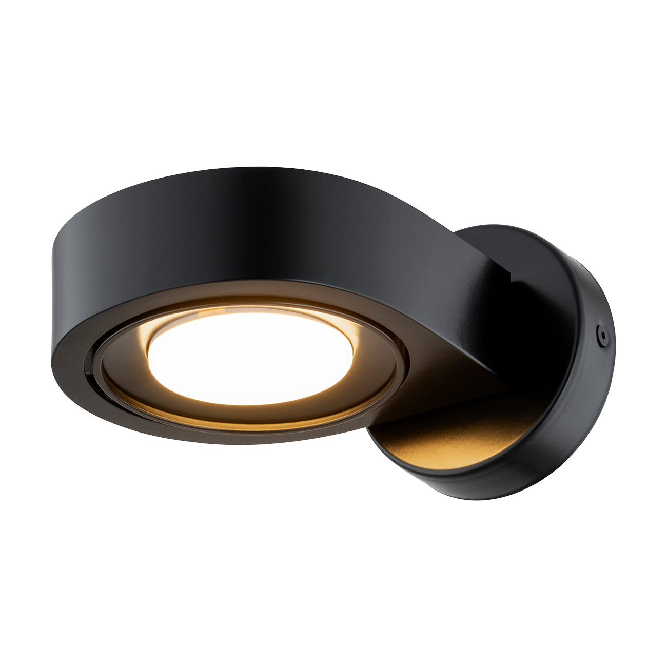 Lotus wandlamp Zwart