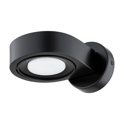 Lotus wandlamp Zwart