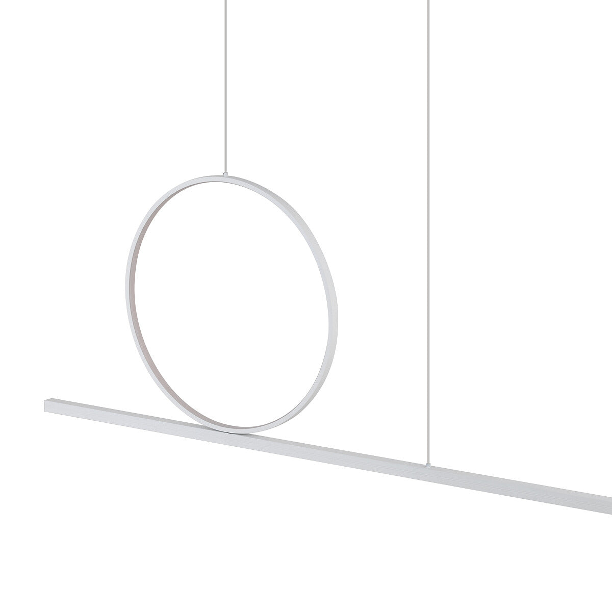 Linea Pro LED 115 – Hanglamp 39W (Zwart/Wit)