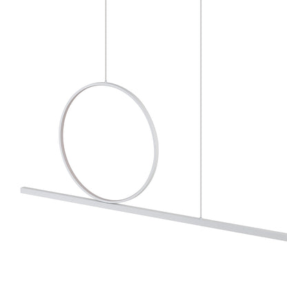 Linea Pro LED 115 – Hanglamp 39W (Zwart/Wit)