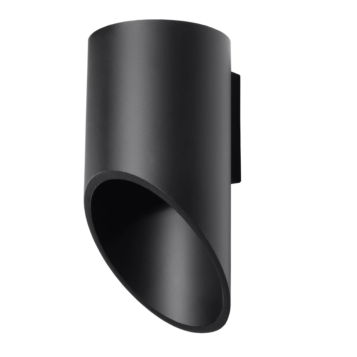 Linea Tube | zylindrische Wandleuchte | mattschwarz