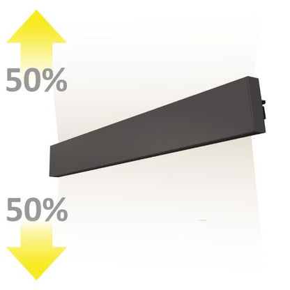 Linevo | Linear up/down LED wall light | 90 cm 30 W