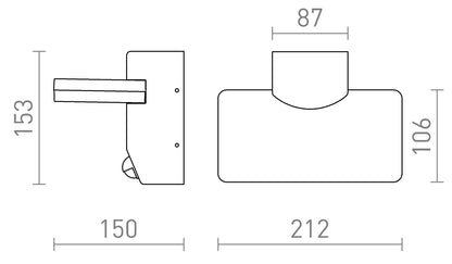 Luma Sense PIR – Buitenwandlamp