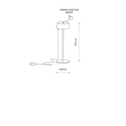 Lumexa Outdoor Design – Oplaadbare Draagbare Lamp IP54