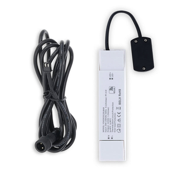 Lumexa mini LED recessed spotlight set 10 pieces 3W IP65 12V incl. remote control