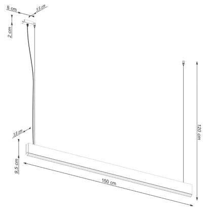 Lynor 150 Linear LED Pendant Lamp