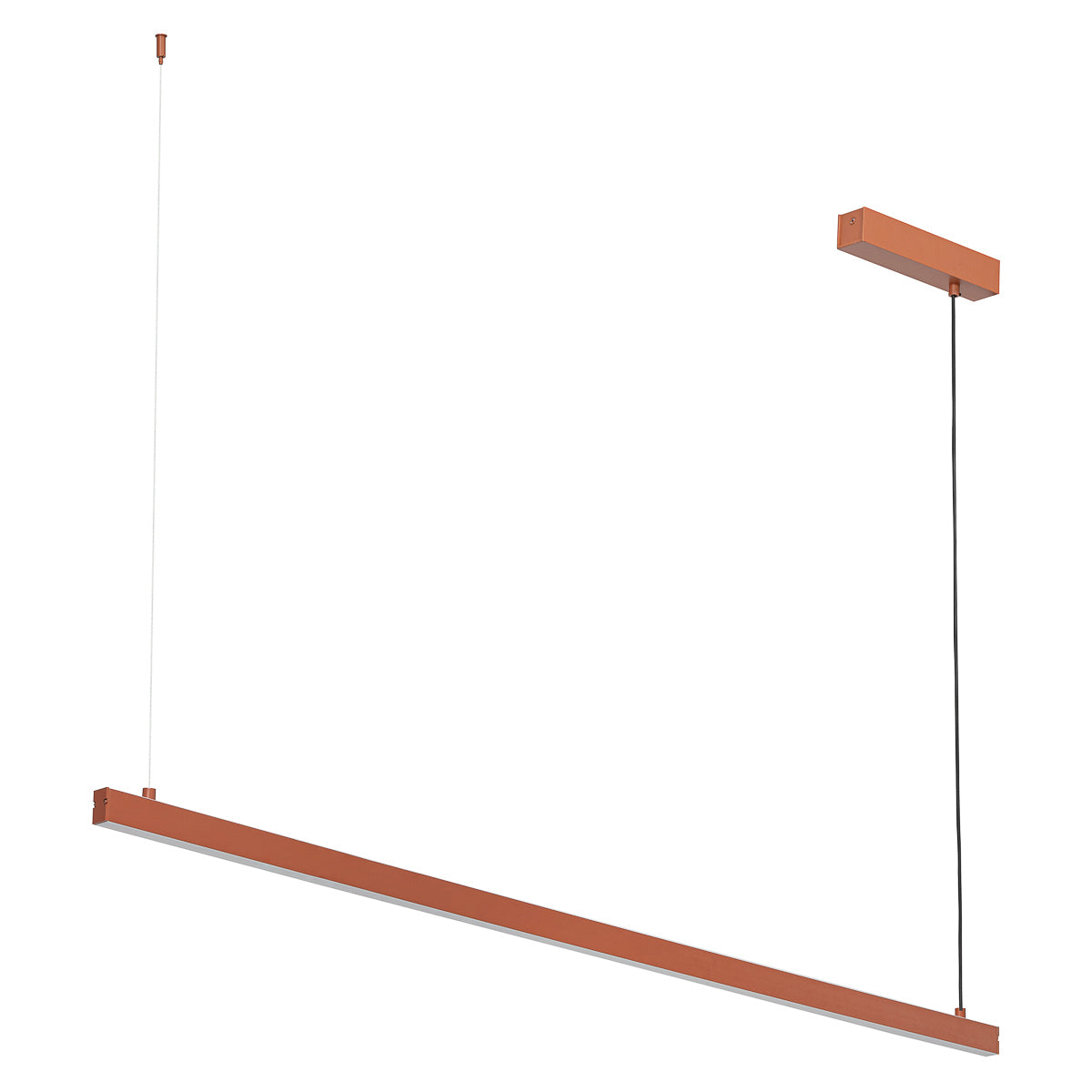 Miami LED hanglamp Terracotta enkele ring