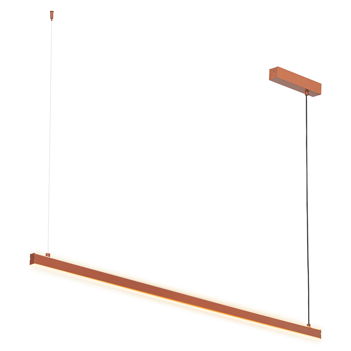 Miami LED hanglamp Terracotta enkele ring
