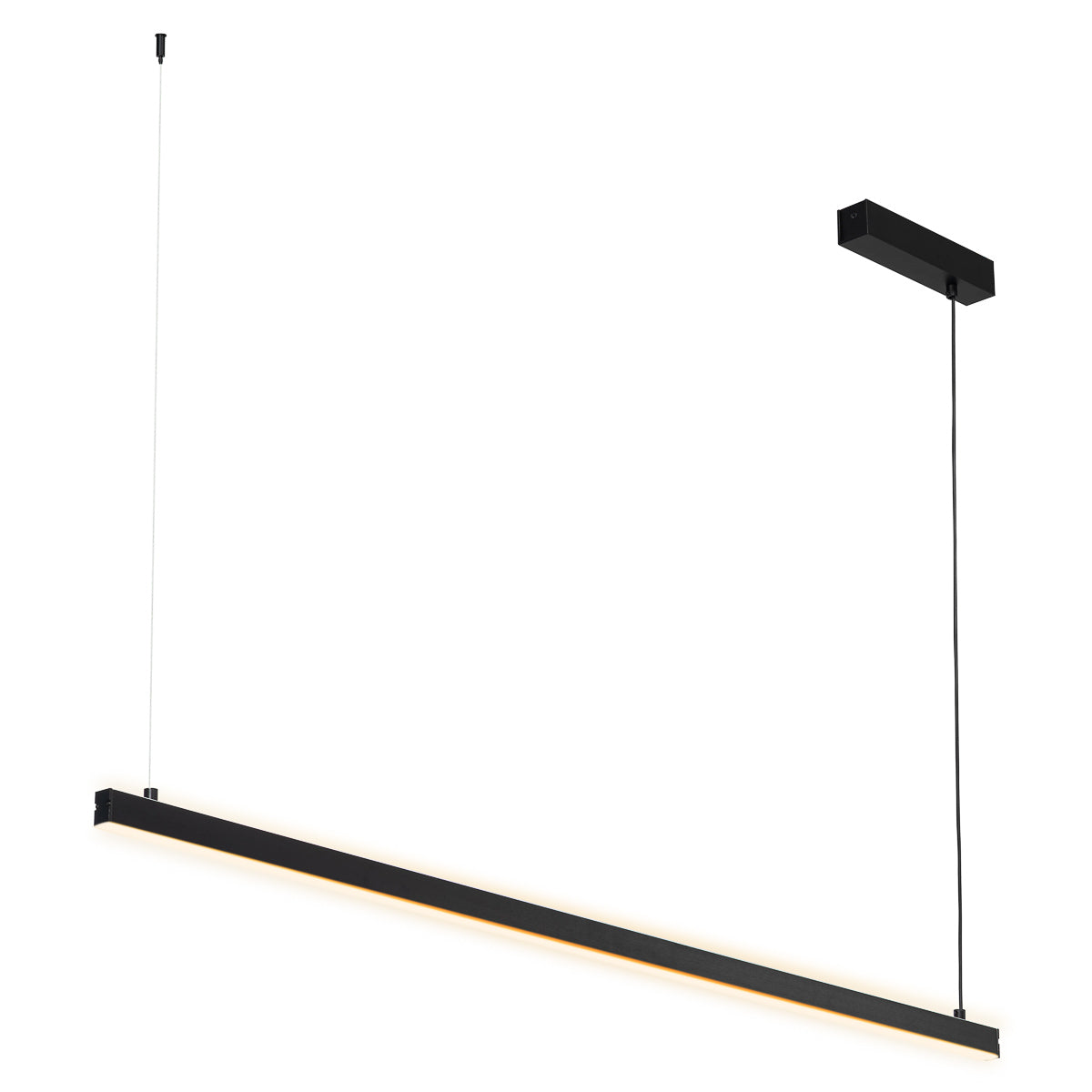 Miami LED hanglamp Zwart enkele ring